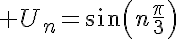  U_n=sin(n\frac{\pi}{3}