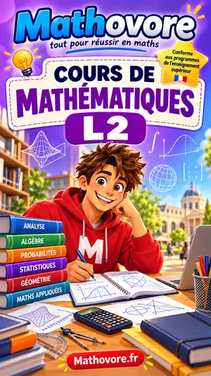 Couverture du livre Mathovore « Cours de mathématiques L2 »