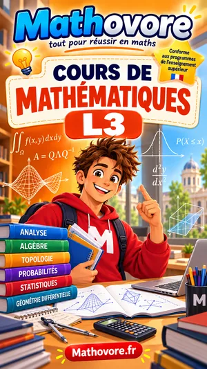 Couverture du livre Mathovore « Cours de mathématiques L3 »