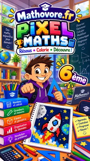 Livre Pixel Maths 6e Mathovore