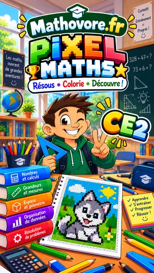 Livre Pixel Maths CE2 Mathovore