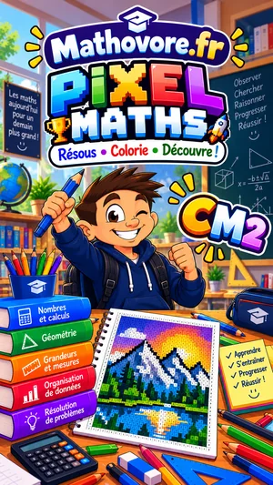 Livre Pixel Maths CM2 Mathovore