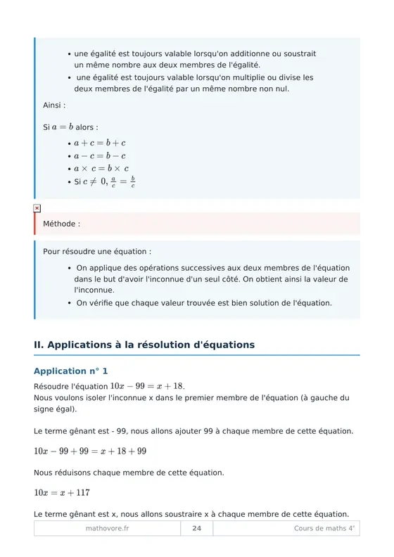Page 25 du livre Mathovore « Cours de mathématiques 4e »
