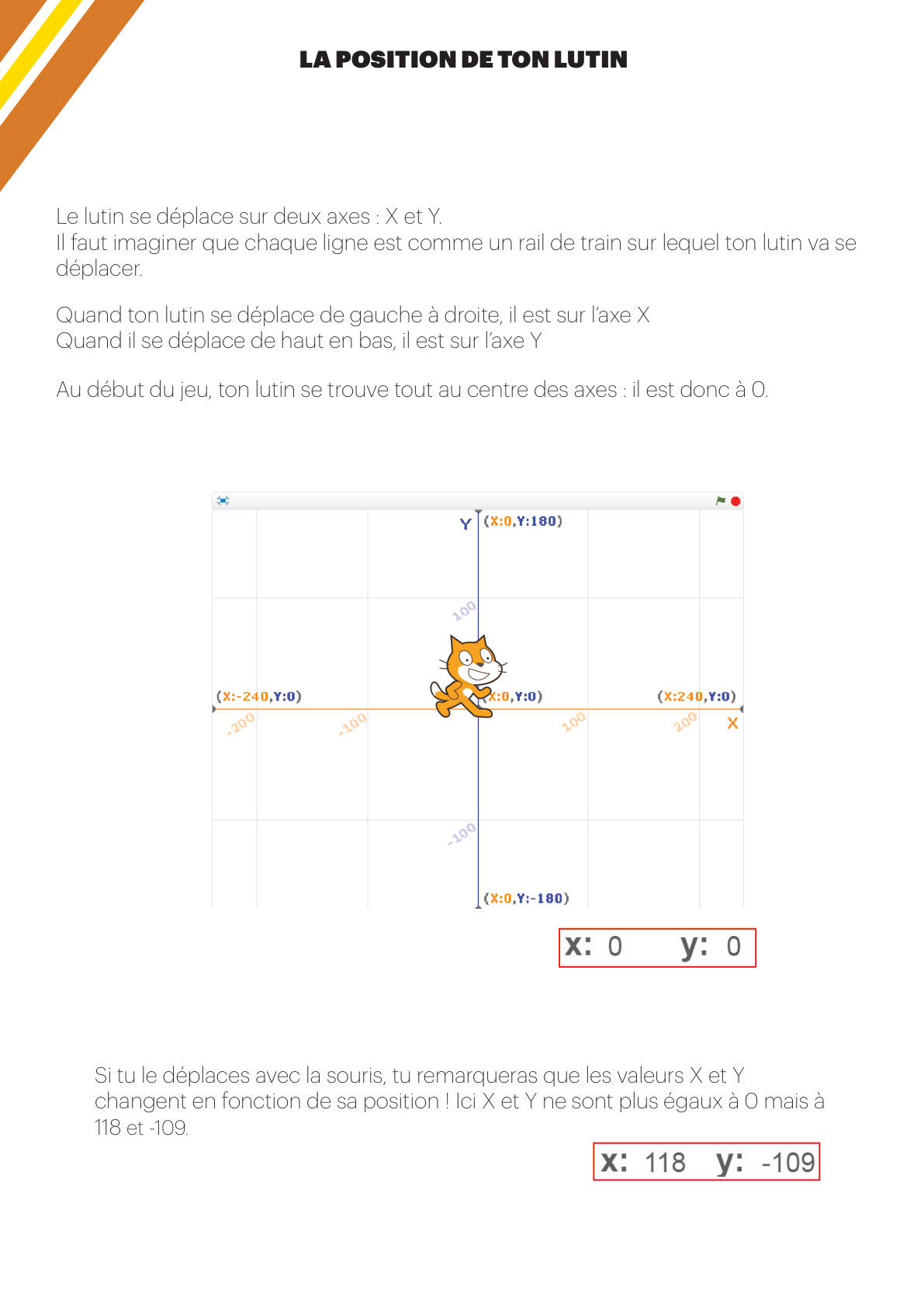 Les blocs d'événements de Scratch : quand le drapeau vert est cliqué