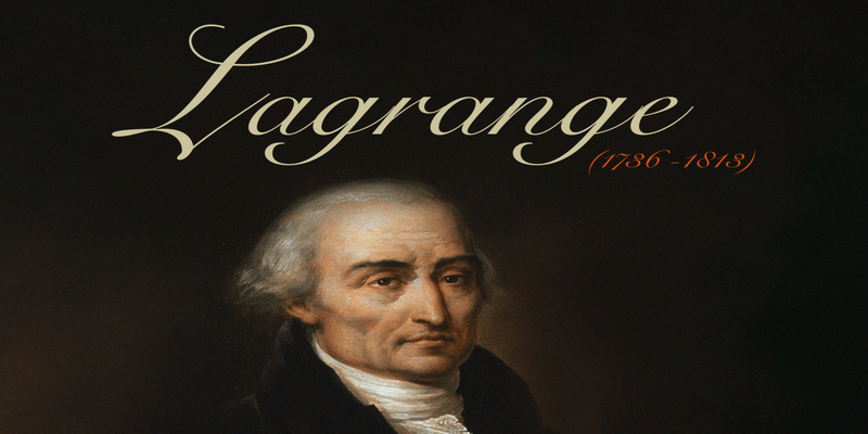Joseph-Louis Lagrange — histoire des mathématiques