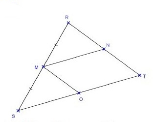 Configuration du théorème de Thalès.