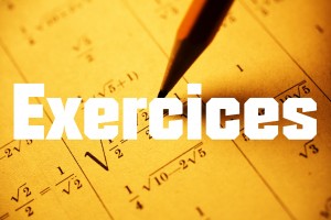 Exercices de maths