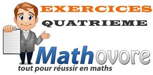 Exercices de maths en quatrième