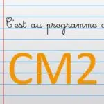 maths CM2