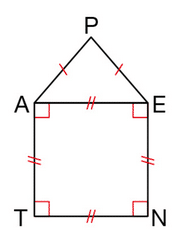 Carré et triangle