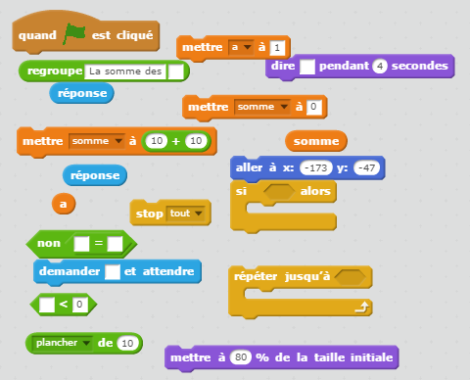 Algorithm with scratch