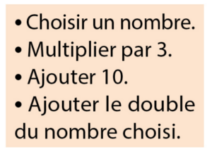 exercices calcul littéral 6