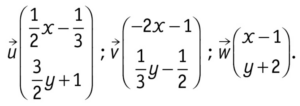 exercices vecteurs 2