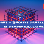 Droites parallèles et perpendiculaires : cours de maths en 6ème