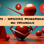 Droites remarquables du triangle : cours de maths en 5ème