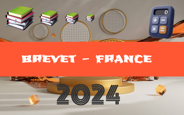 France : brevet de maths 2024 sujet et corrigé