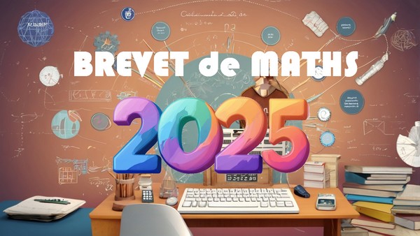 Brevet de maths 2025 avec sujet et corrigé