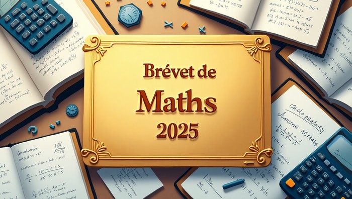 Brevet de maths 2025 avec sujet et corrigé en PDF.