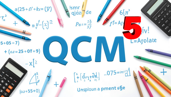 QCM de maths en 5ème