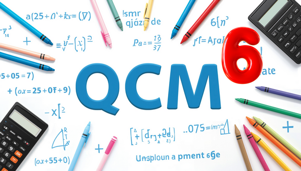QCM de maths en 6ème