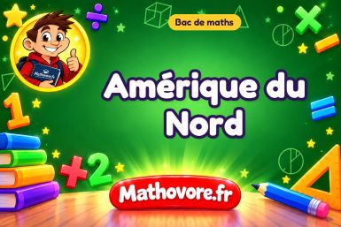 Amérique du Nord : bac de maths 2024 sujet 2 corrigé en PDF.