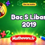 Bac S Liban 2019 : sujet et corrigé à télécharger en PDF