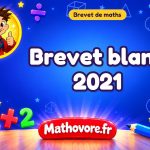 Brevet blanc 2021 : sujet du brevet de maths n° 2 en PDF