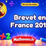 Brevet de maths en France 2019 : sujet et corrigé à télécharger en PDF