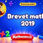 Brevet maths 2019 : sujet blanc pour réviser en ligne