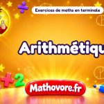 Arithmétique : exercices en terminale spécialité de maths corrigés en PDF