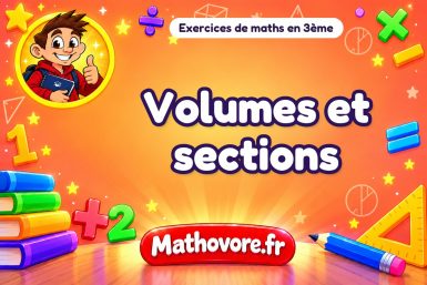 Volumes et sections