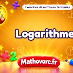 Logarithmes : exercices de maths en terminale corrigés en PDF