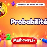 Probabilités : exercices de maths en 3ème corrigés en PDF