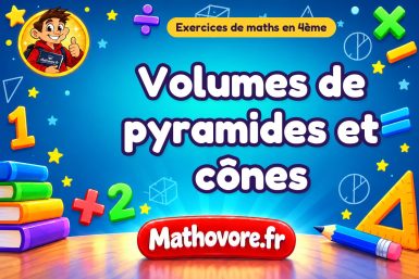 Volumes de pyramides et cônes