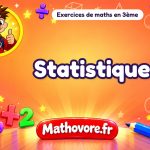 Statistiques : exercices de maths en 3ème corrigés en PDF