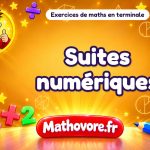 Suites numériques : exercices de maths en terminale corrigés en PDF