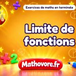 Limite de fonctions : exercices de maths en terminale corrigés en PDF