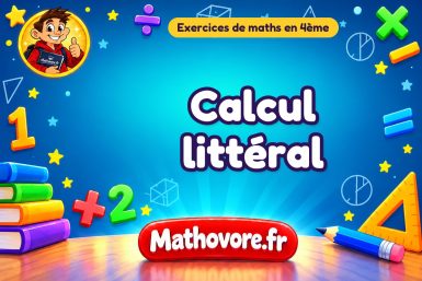 Calcul littéral