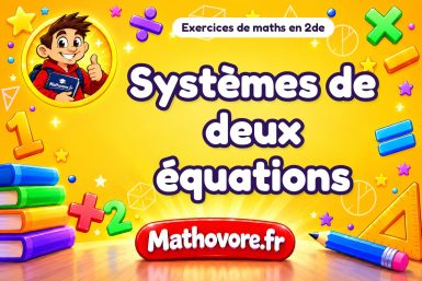 Systèmes de deux équations