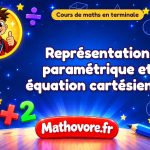 Représentation paramétrique et équation cartésienne : cours de maths en terminale en PDF