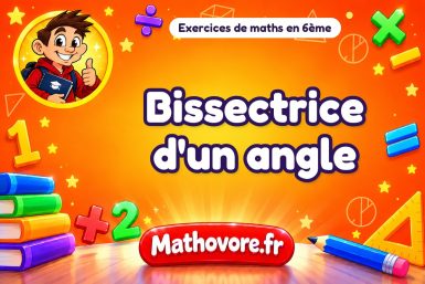 Bissectrice d’un angle