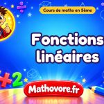 Fonctions linéaires : cours de maths en 3ème en PDF