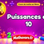 Puissances de 10 : cours de maths en 4ème en PDF
