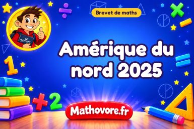Amérique du nord 2025 : brevet de maths avec sujet et corrigé