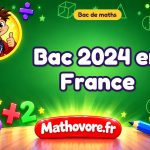 Bac de maths 2024 en France : sujet n° 2 et corrigé pour l'enseignement de spécialité
