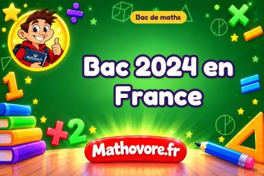 Bac de maths 2024 en France : sujet n° 2 et corrigé pour l’enseignement de spécialité.