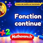 Fonction continue : cours de maths en terminale en PDF