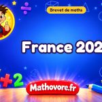 France 2025 : brevet de maths avec sujet et corrigé en PDF