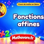 Fonctions affines : cours de maths en 3ème en PDF