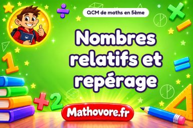 Nombres relatifs et repérage